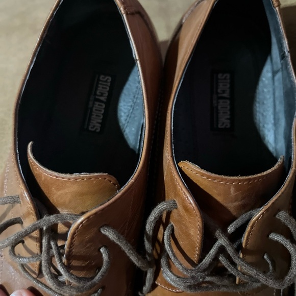 STACY ADAMS Men's Brown Dress Shoes. Size 10M - Picture 5 of 6